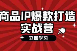 （12136期）商品-IP爆款打造实战营【第四期】，手把手教你打造商品IP，爆款 不断