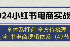 （12003期）2024小红书电商实战课：全体系打造 全方位梳理 小红书电商逻辑体系 (42节)