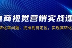 （13786期）电商视觉营销实战课，解决转化率问题，找准视觉定位，实现高转化目标